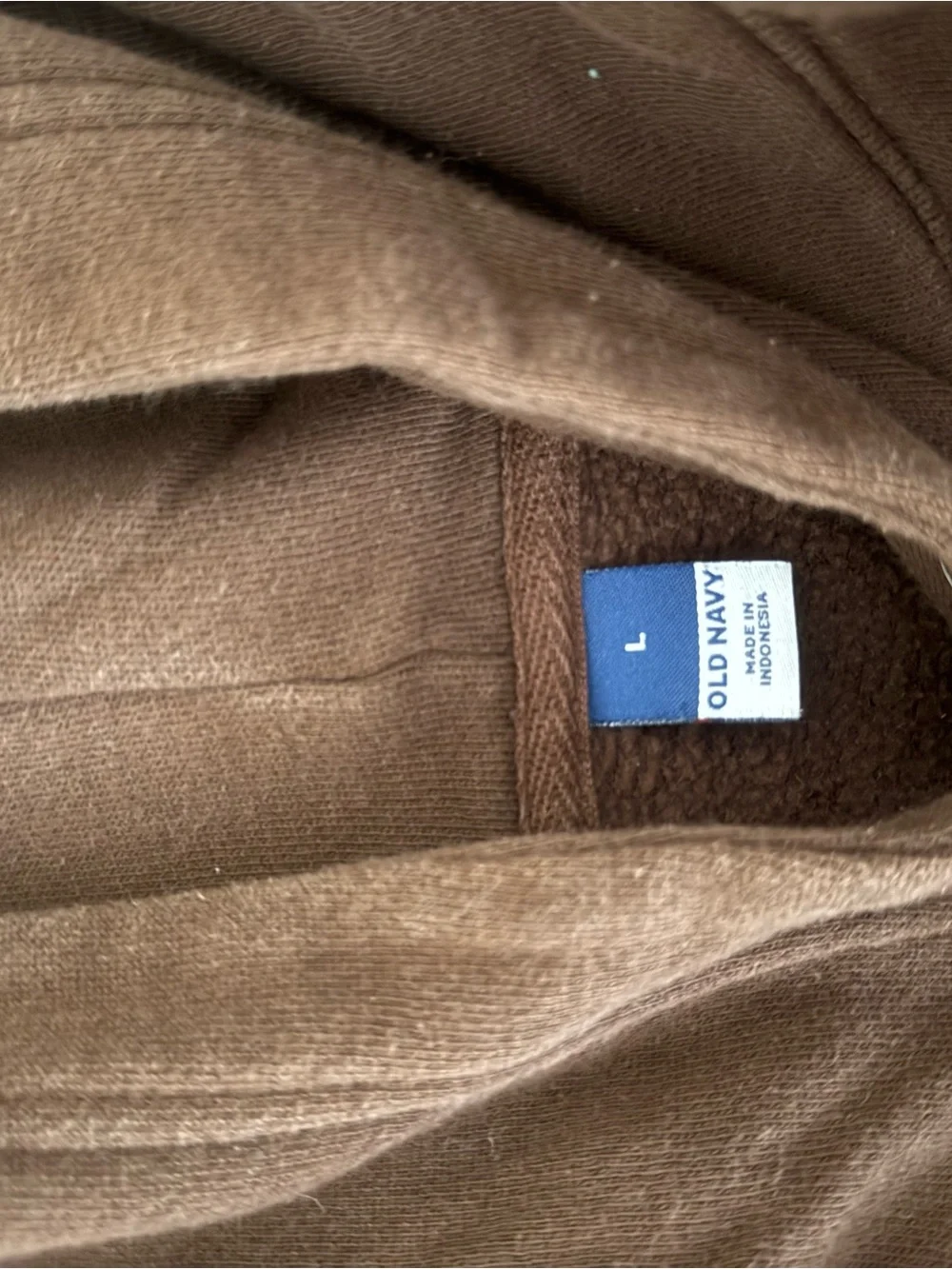 Old Navy Brown Fleece Hooded Jogger Set - Picture 4 of 5